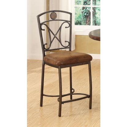 ACME Tavio Counter Height Chair (2 Piece) Model 96061
