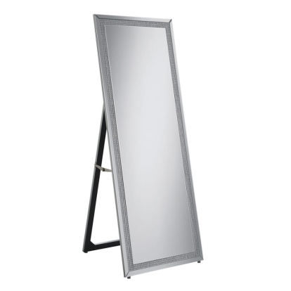 Coaster Giddish Cheval Floor Mirror Silver Model 961420