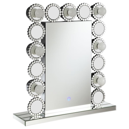 Coaster Aghes Rectangular Table Mirror with LED Lighting Mirror Model 961624