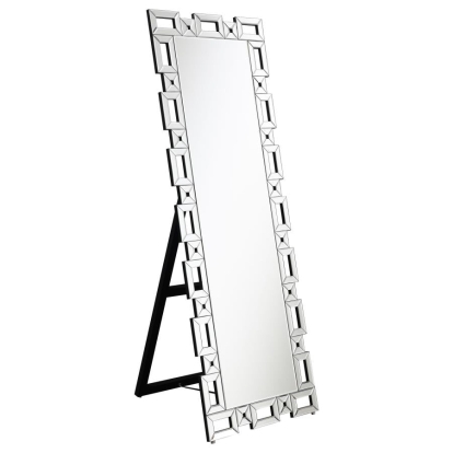 Coaster Tavin Geometric Frame Cheval Mirror Model 961634