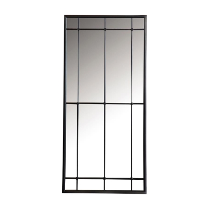 Coaster Annetta Rectangular Window Pane Wall Mirror Black Model 962913