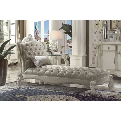 ACME Versailles Chaise With Pillow Model 96542