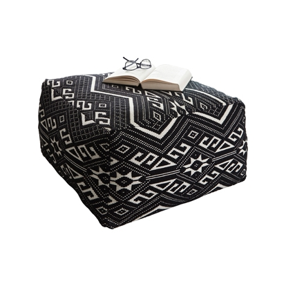 Coaster Ofira Accent Stool Black and White