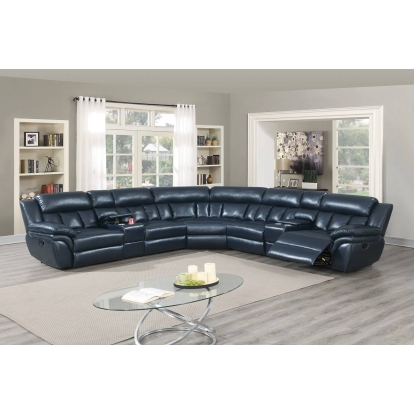 Poundex Manual Reclining Sectional Model F8700