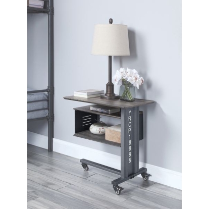 ACME Cargo Accent Table With Wall Shelf Model AC00362