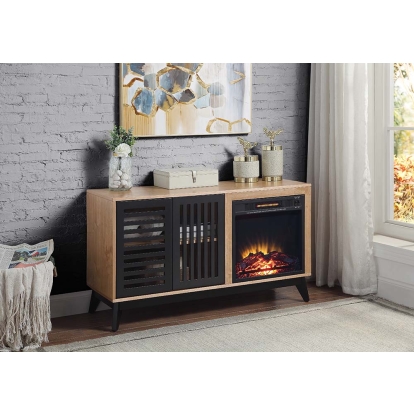 ACME Gamaliel Cabinet With Fireplace Model AC00849