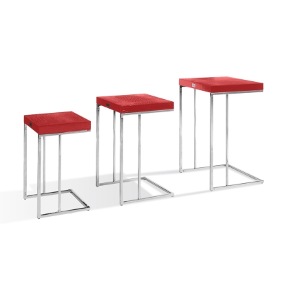 VIG Furniture Red End Table SKU VGUNAK855-RED - Product ID 16851