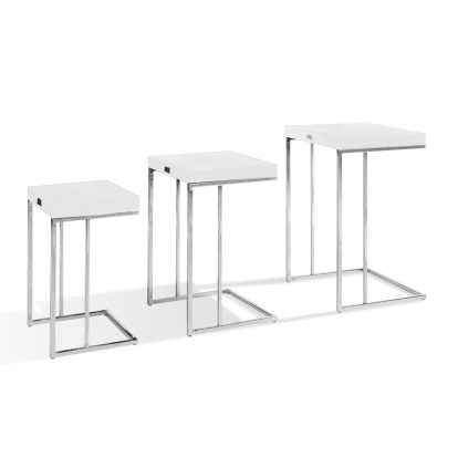 VIG Furniture White End Table SKU VGUNAK855-35 - Product ID 16849