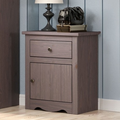 Furniture of America Stavros Rustic Solid with Wood Gray Night Stand Model AM7002GY-N