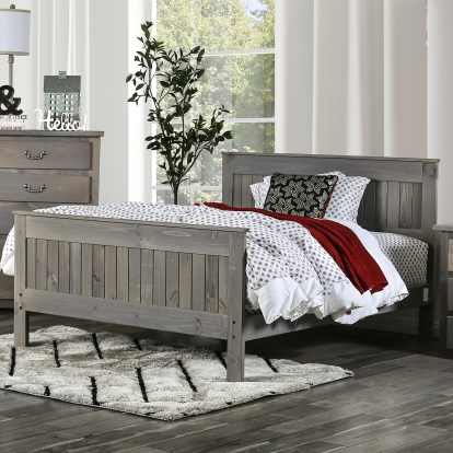 Rockwall Rustic Weathered Gray Full Bed Model AM7973F-BED by Furniture of America