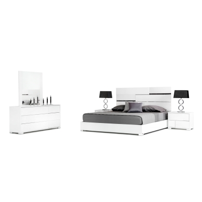 Queen Modrest Ancona Italian Modern White Bedroom Set Bedroom Set White furniture-00171186A Vig Furniture VGACANCONA-SET-WHT-Q