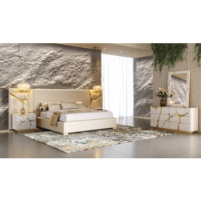 VIG Furniture White Bedroom Set SKU VGVCDB1801-WHT-SET - Product ID 81451|81452