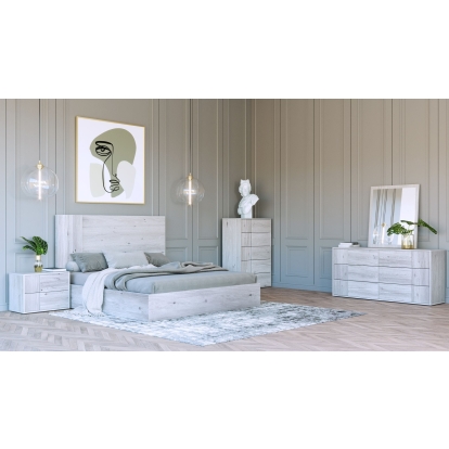 VIG Furniture White Bedroom Set SKU VGACASUS-WHT-SET - Product ID 78407|78408