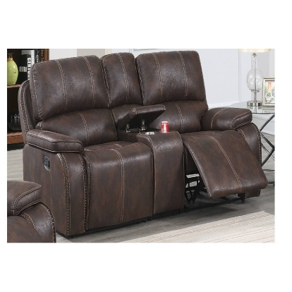 Poundex Power Reclining Loveseat Model F86362