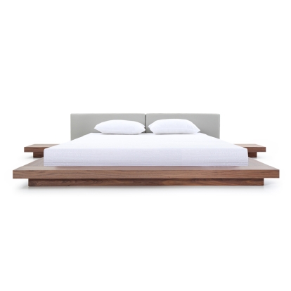 VIG Furniture Walnut Bed SKU VGVCBD855-WALGRY - Product ID 73480A|73481A