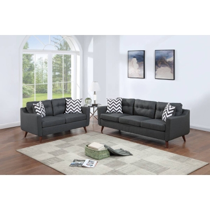 Poundex 2-Piece Sofa Set Model F8443