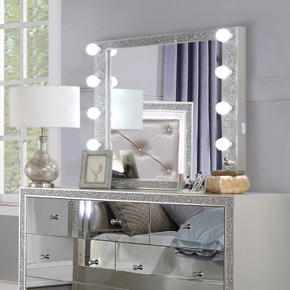 ACME Sliverfluff Mirror With Light Model BD00245