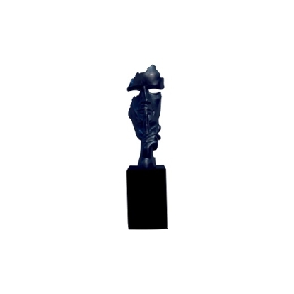Modrest Black Mask Sculpture Sculpture Black furniture-00179707 Vig Furniture VGTH-DS-076