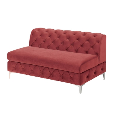 Poundex Armless Loveseat Model F8962