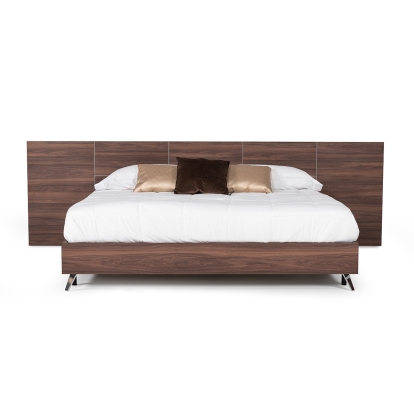 VIG Furniture Walnut Bed SKU VGACBROOKLYN-BED - Product ID 75997|75998