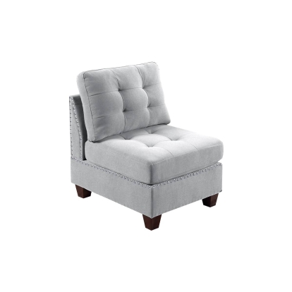 Poundex Armless Chair Model F6492