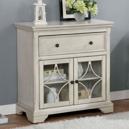 Sitges Antique White Cabinet Model CM-AC270 by Furniture of America