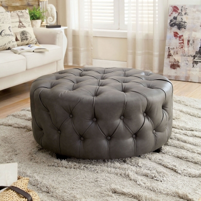 Latoya Gray Ottoman Model CM-AC6289GY by Furniture of America