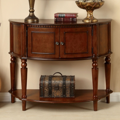 Roxbury Cherry Side Table Model CM-AC6714 by Furniture of America
