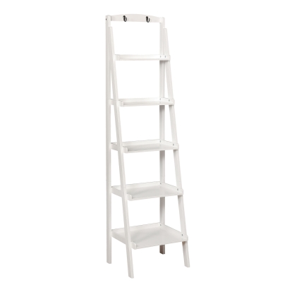 Theron White Ladder Shelf Model CM-AC808WH by Furniture of America