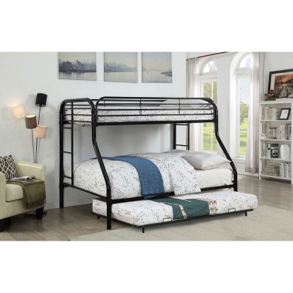 Opal Black Metal Trundle Model CM-BK931BK-TR by Furniture of America