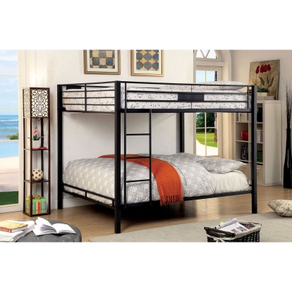 Claren Black Queen/Queen Bunk Bed Model CM-BK939QQ-BED by Furniture of America