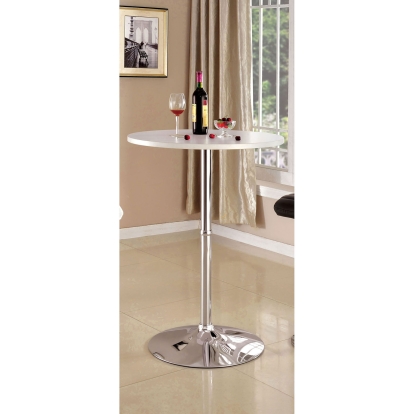 Nessa White Bar Table Model CM-BT6150WH by Furniture of America
