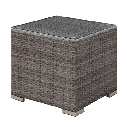 Somani Light Gray/Ivory End Table Model CM-OS2128-L by Furniture of America