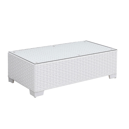 Somani White Coffee Table Model CM-OS2128WH-K by Furniture of America