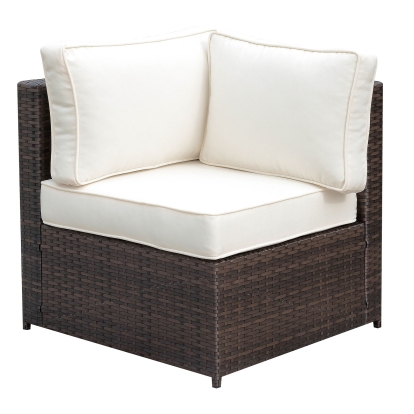 Ilona Brown/Beige Corner Model CM-OS2136-C by Furniture of America