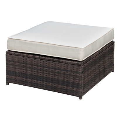 Ilona Brown/Beige Ottoman Model CM-OS2136-E by Furniture of America