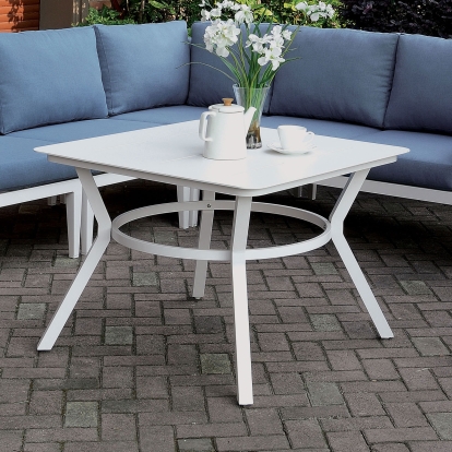 Sharon White Patio Table Model CM-OS2139-T by Furniture of America