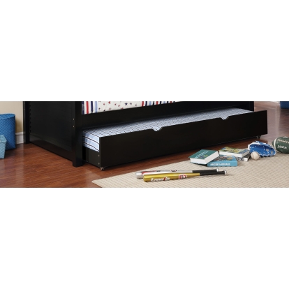 Prismo Black Trundle Model CM-TR452-BK by Furniture of America