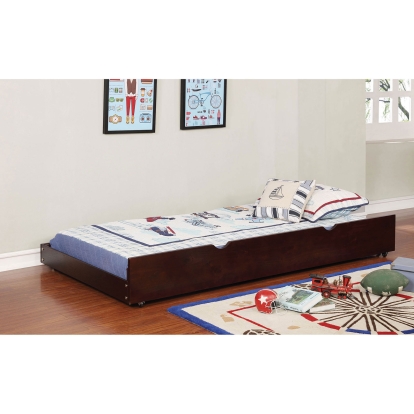 Omnus Dark Walnut Twin XL Trundle Model CM-TR452-XL-EXP by Furniture of America