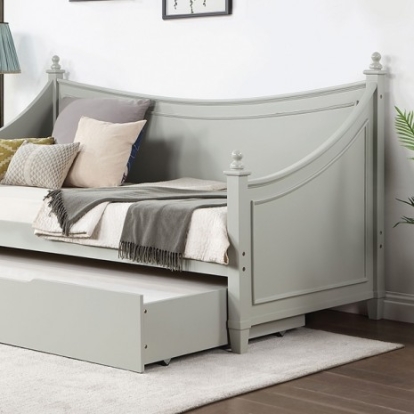 Furniture of America Lycoris Transitional Solid with Wood Light Gray Daybed Model CM1477GY-BED