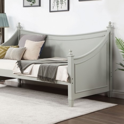 Furniture Of America Lycoris Transitional Solid Wood, Others Light Gray Daybed | CM1477GY-BED
