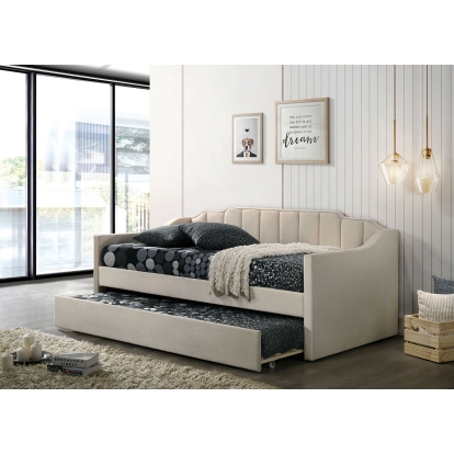 Kosmo Contemporary Beige Twin Daybed Model CM1931BG-BED by Furniture of America