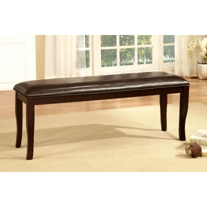 Woodside Transitional Dark Cherry/Espresso Bench Model CM3024BN by Furniture of America
