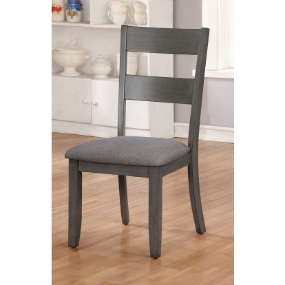 Juniper Transitional Gray Side Chair (Set of 2) Model CM3162SC-2PK by Furniture of America