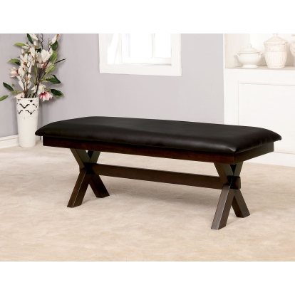Jolie Transitional Dark Cherry Bench Model CM3163BN by Furniture of America