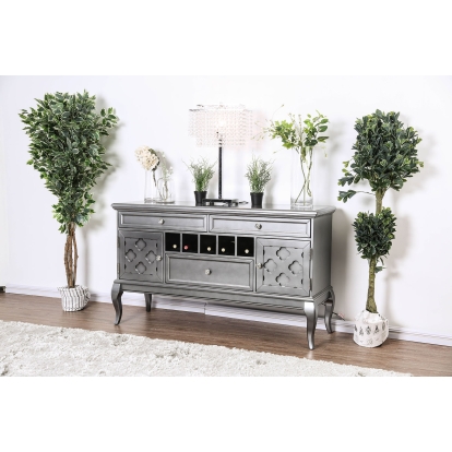 Amina Transitional Gray Server Model CM3219GY-SV by Furniture of America