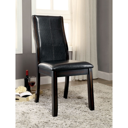Townsend Transitional Brown Cherry Side Chair (Set of 2) Model CM3339DK-SC-2PK by Furniture of America
