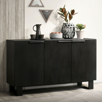 Philipsburg Transitional Antique Black Server Model CM3513BK-SV by Furniture of America