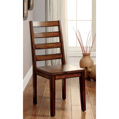 Maddison Industrial Tobacco Oak Side Chair (Set of 2) Model CM3606SC-2PK by Furniture of America