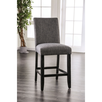 Brule Transitional Gray Counter Height Side Chair (Set of 2) Model CM3736GY-PC-2PK by Furniture of America